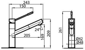 Kuhinjska armatura Foster LORENZO 8466 000